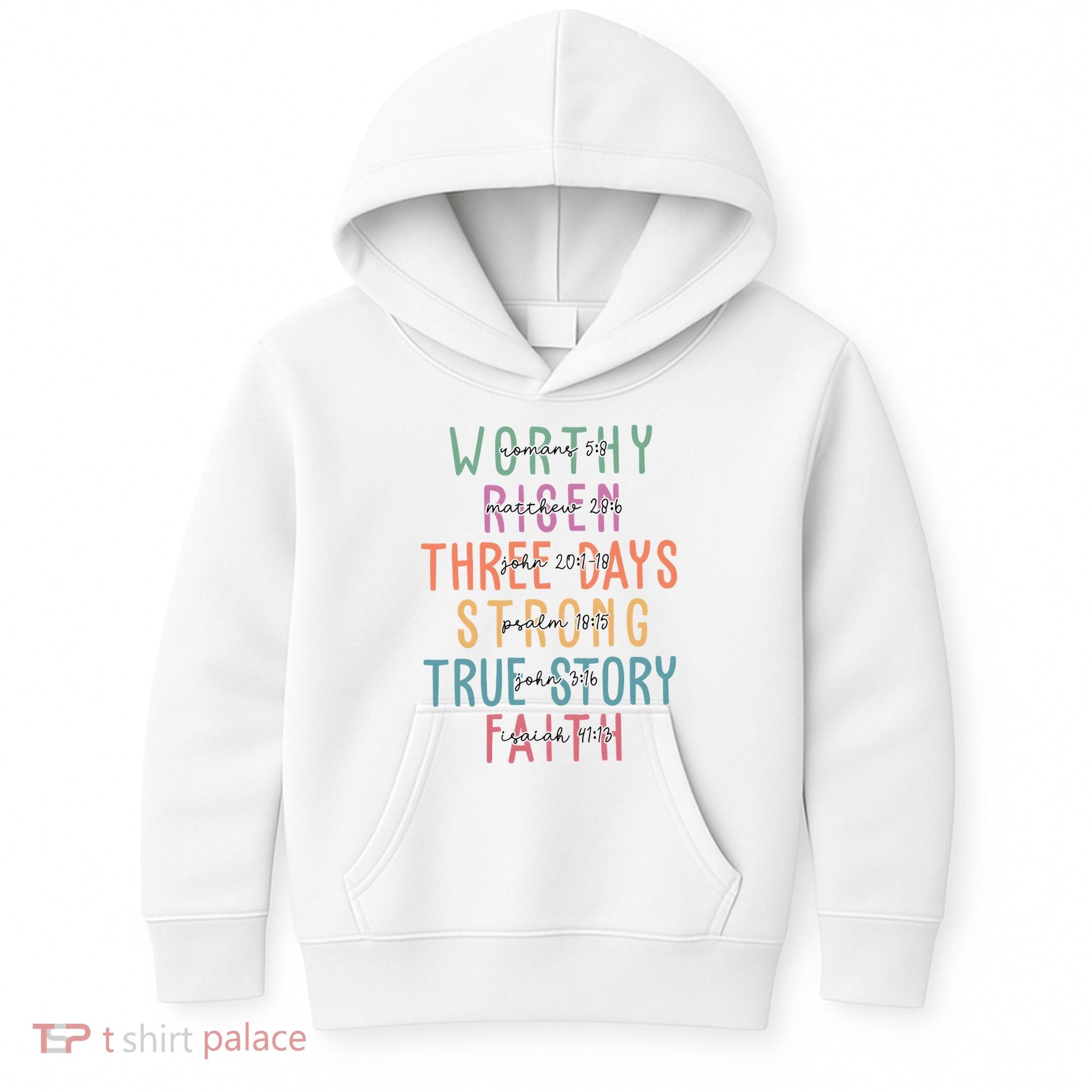 Easter Christian Family A Lot Can Happen Kids Hoodie