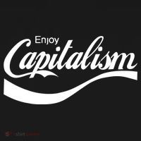 Enjoy Capitalism Funny Parody Political Humor Backpack thumb 2