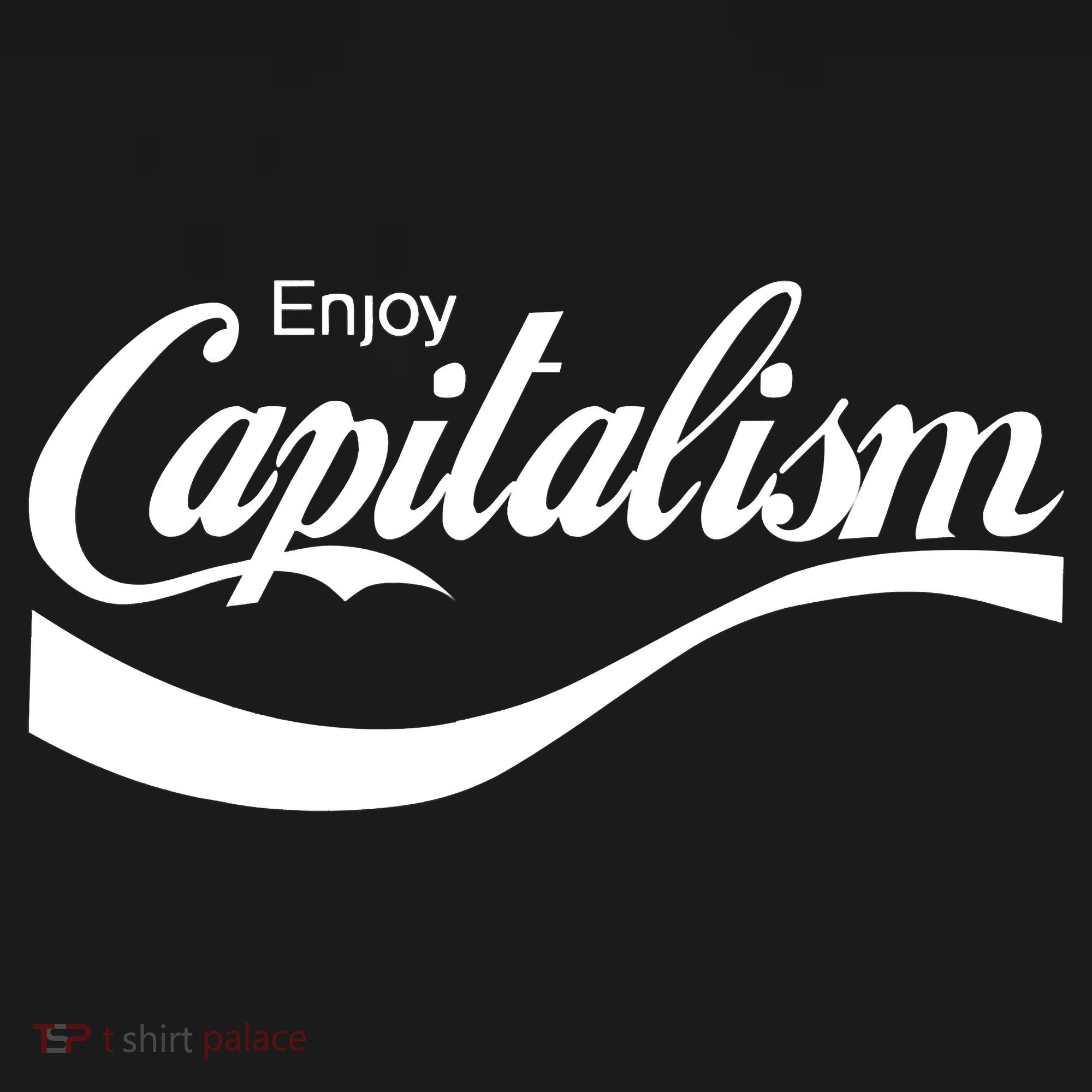 Enjoy Capitalism Funny Parody Political Humor Backpack