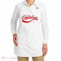 Enjoy Capitalism Funny Parody Political Humor Apron thumb 2