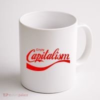 Enjoy Capitalism Funny Parody Political Humor Coffee Mug thumb 1