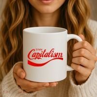 Enjoy Capitalism Funny Parody Political Humor Coffee Mug thumb 3