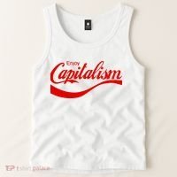 Enjoy Capitalism Funny Parody Political Humor Tank Top thumb 2