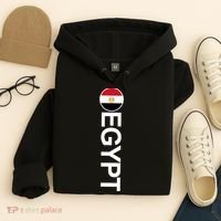 Egypt Country Flag Vertical Hoodie thumb 4
