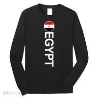 Egypt Country Flag Vertical Long Sleeve Shirt thumb 0