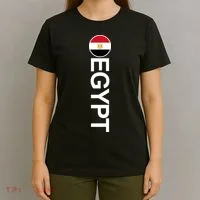 Egypt Country Flag Vertical T-Shirt thumb 4