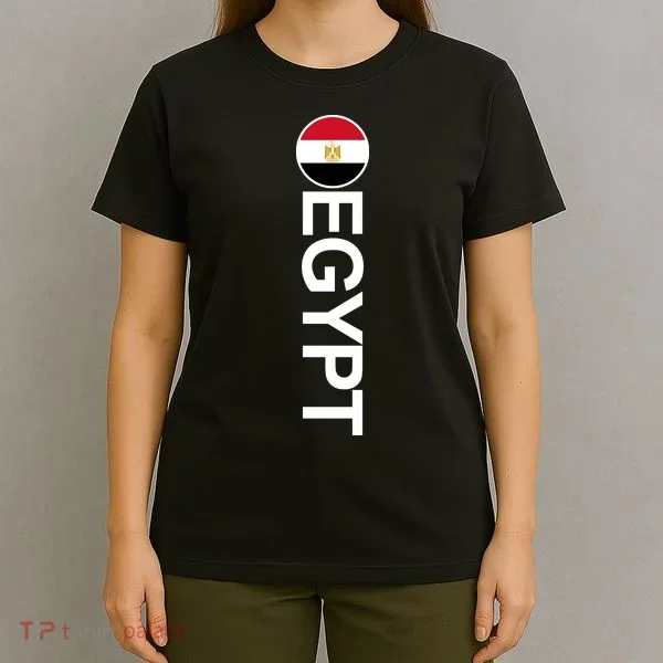 Egypt Country Flag Vertical T-Shirt