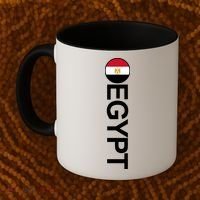 Egypt Country Flag Vertical Coffee Mug thumb 2
