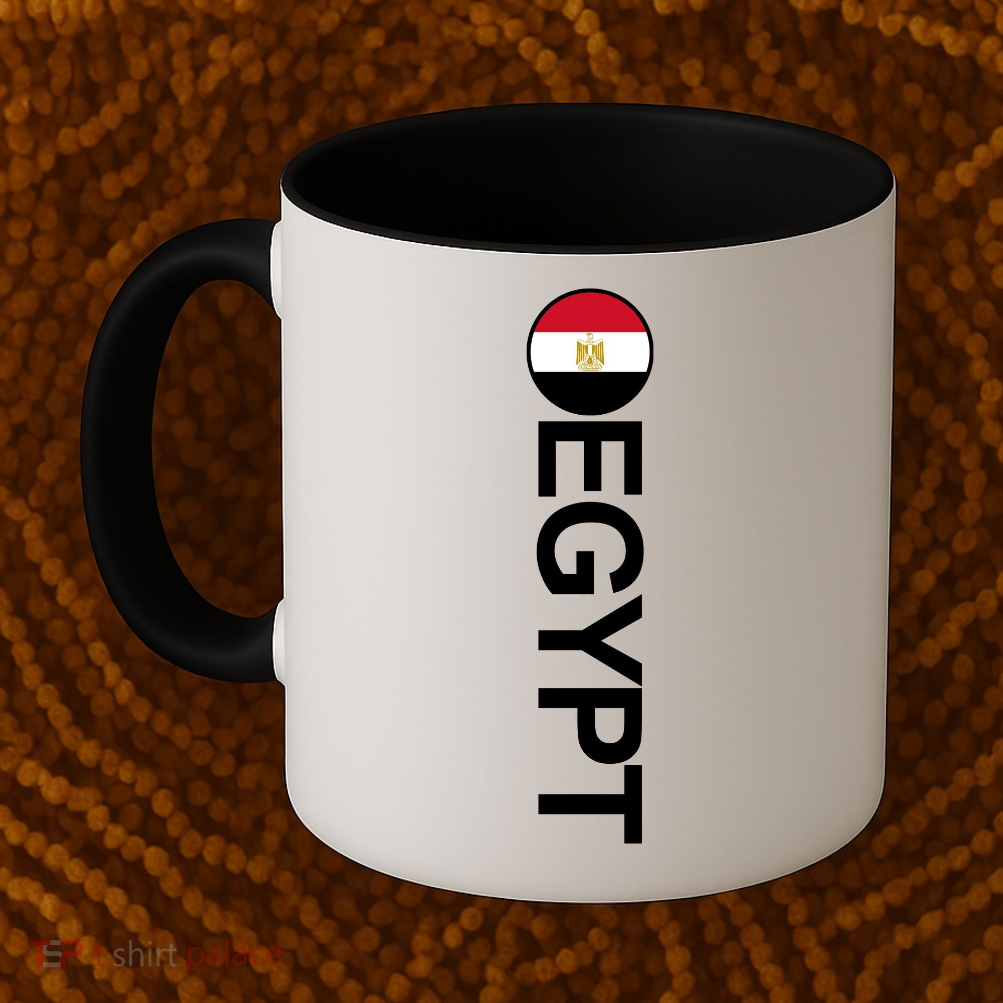 Egypt Country Flag Vertical Coffee Mug