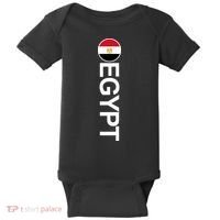 Egypt Country Flag Vertical Baby Bodysuit thumb 0