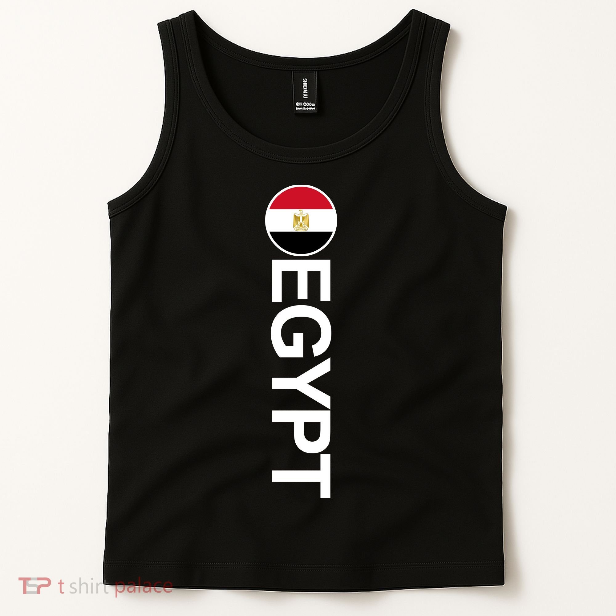 Egypt Country Flag Vertical Tank Top