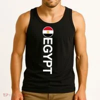 Egypt Country Flag Vertical Tank Top thumb 3