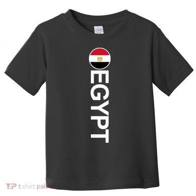 Egypt Country Flag Vertical Toddler T-Shirt