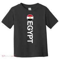 Egypt Country Flag Vertical Toddler T-Shirt thumb 0