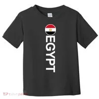 Egypt Country Flag Vertical Toddler T-Shirt thumb 0