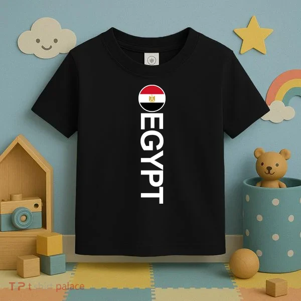 Egypt Country Flag Vertical Toddler T-Shirt