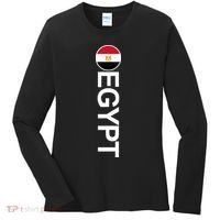 Egypt Country Flag Vertical Women's Long Sleeve Shirt thumb 0