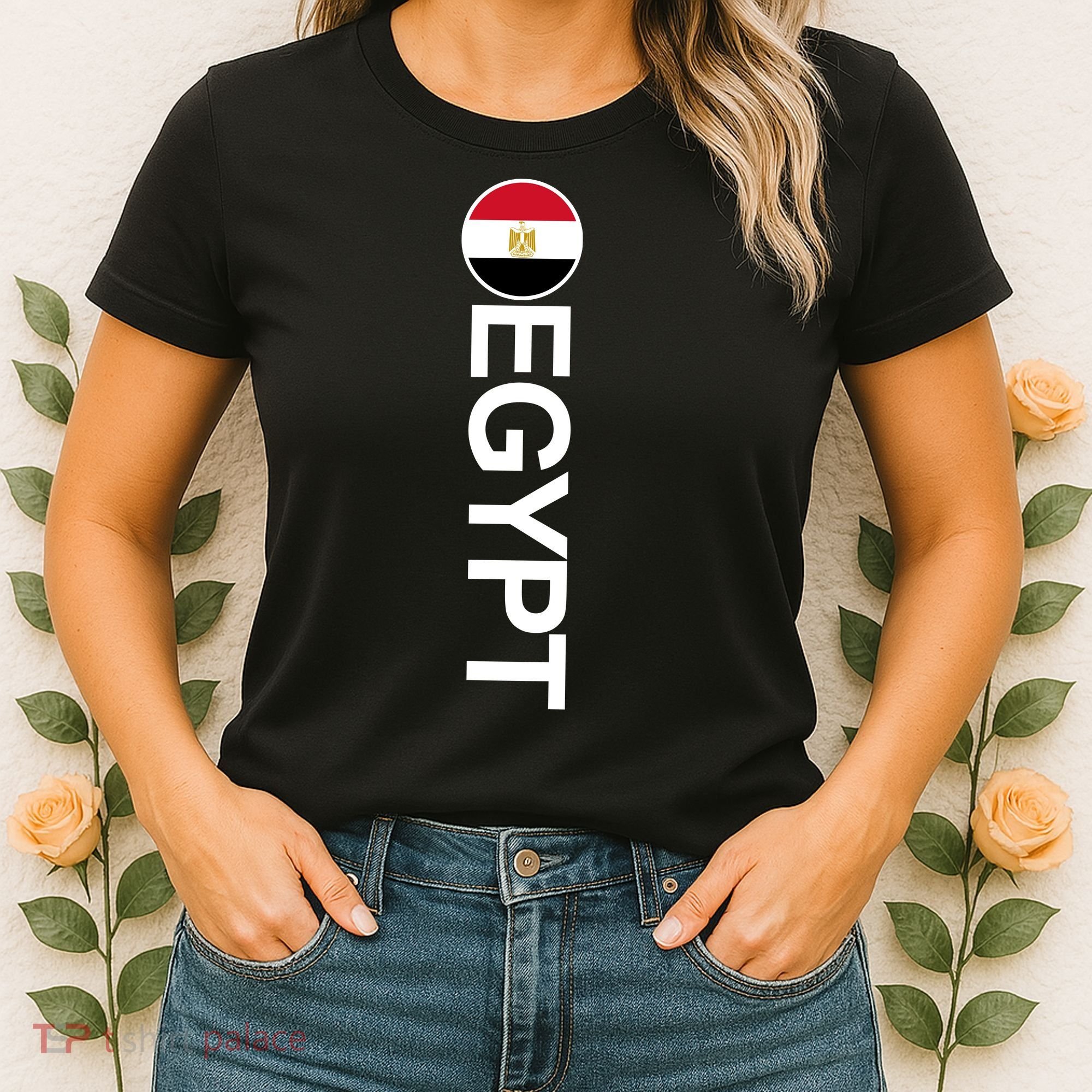 Egypt Country Flag Vertical Women's T-Shirt