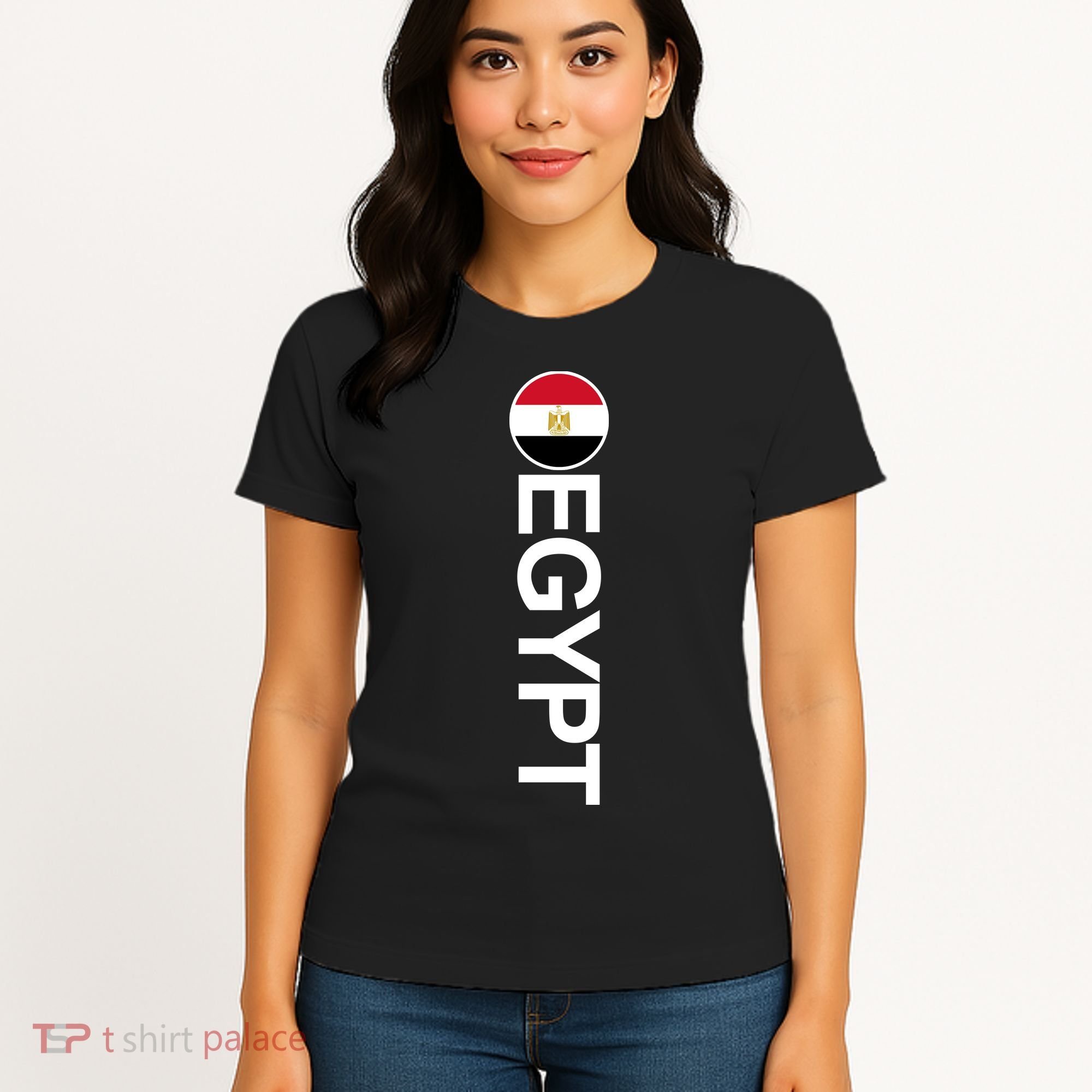Egypt Country Flag Vertical Women's T-Shirt