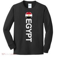 Egypt Country Flag Vertical Kids Long Sleeve Shirt thumb 0