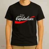 Enjoy Capitalism For American Entrepreneur T-Shirt thumb 3