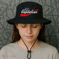 Enjoy Capitalism For American Entrepreneur Bucket Hat thumb 3