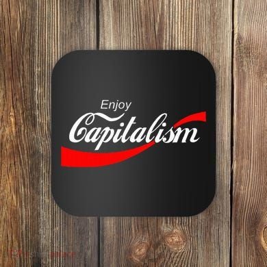 Enjoy Capitalism For American Entrepreneur Coaster