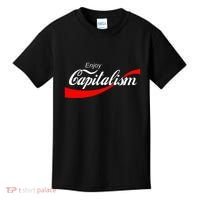 Enjoy Capitalism For American Entrepreneur Kids T-Shirt thumb 0