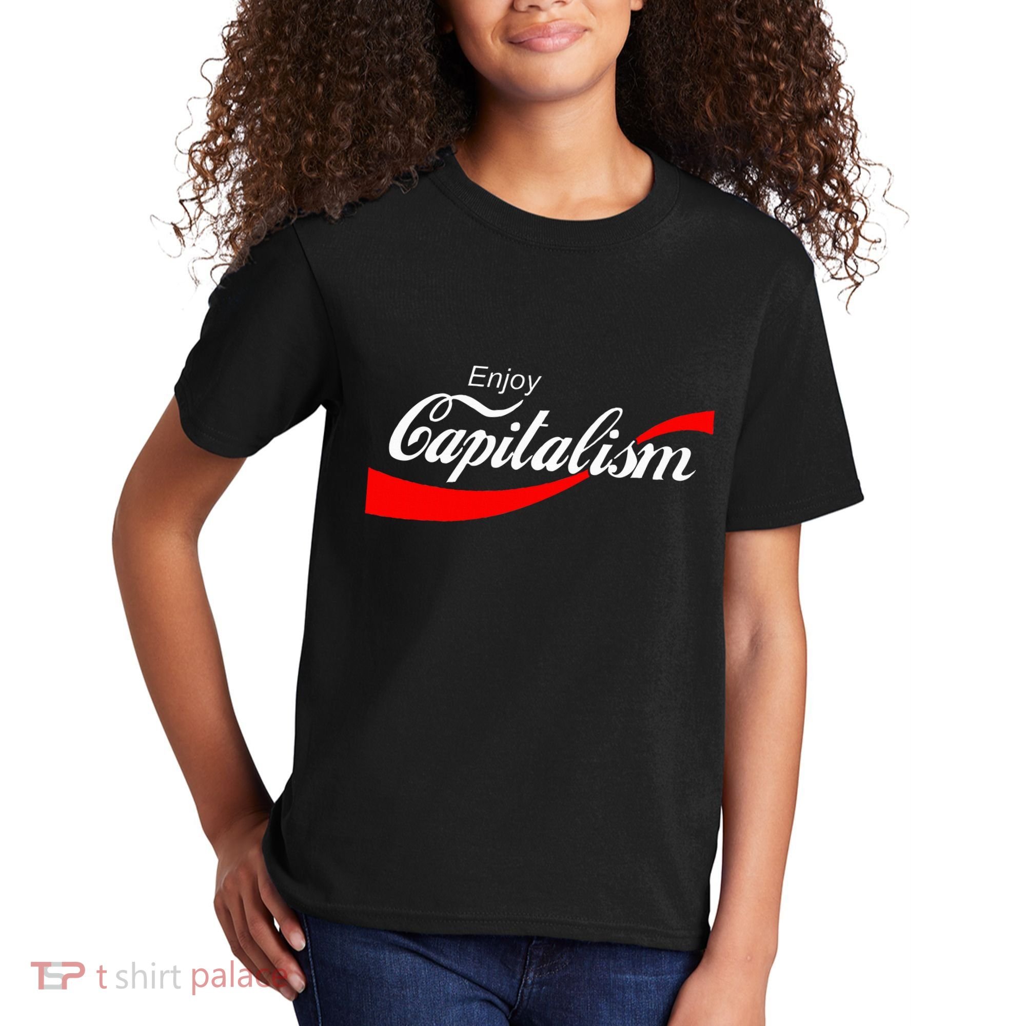Enjoy Capitalism For American Entrepreneur Kids T-Shirt