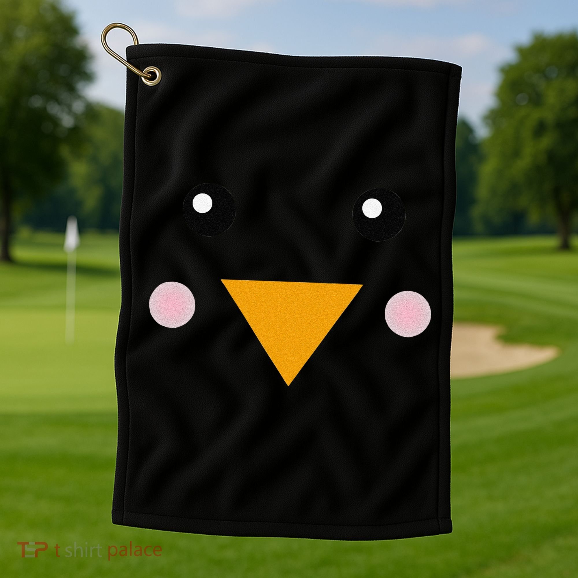 Easter Chick Face Costume For And S Golf Towel