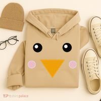 Easter Chick Face Costume For And S Hoodie thumb 4