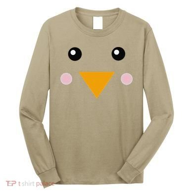 Easter Chick Face Costume For And S Long Sleeve Shirt