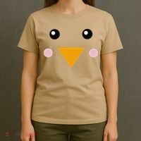 Easter Chick Face Costume For And S T-Shirt thumb 4