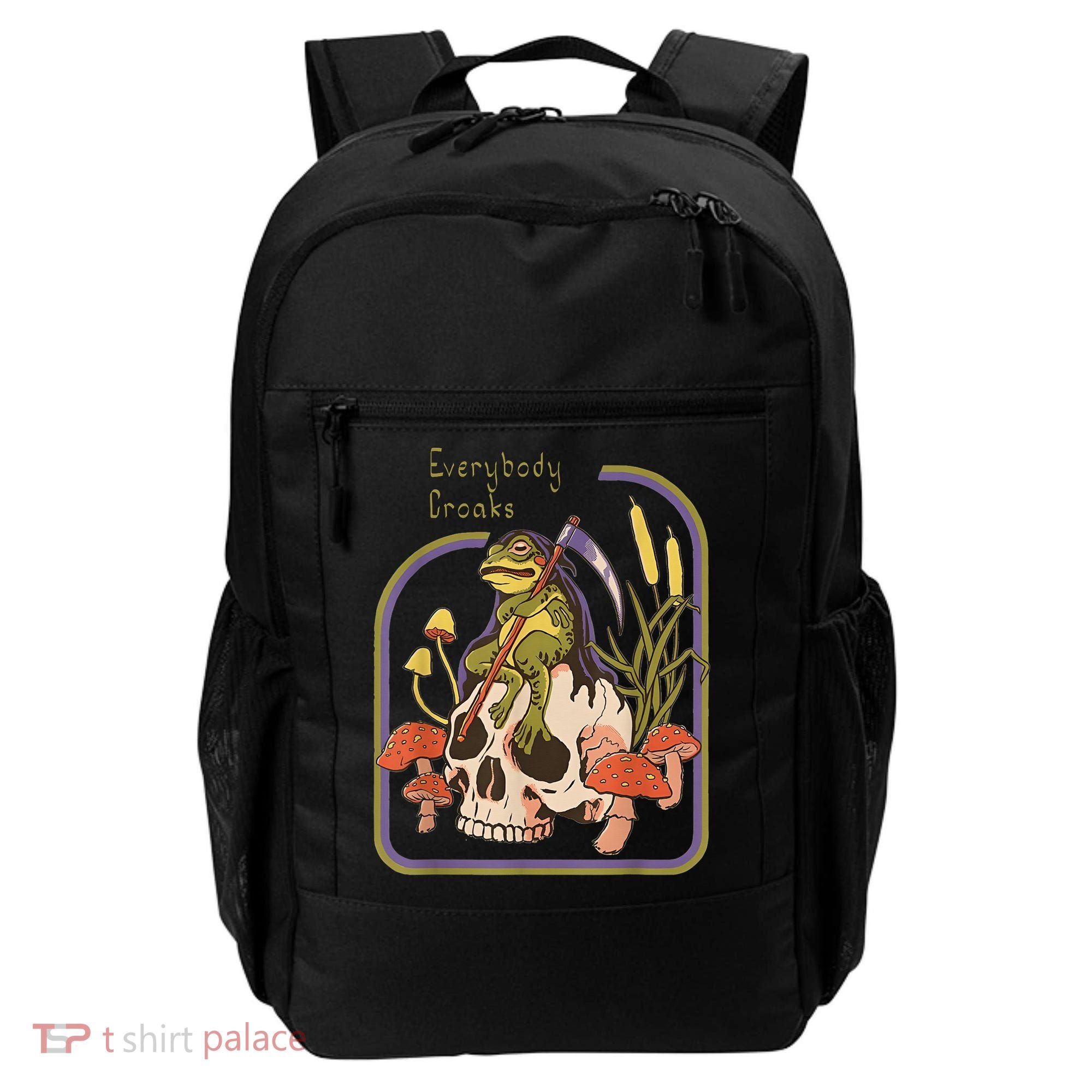Everybody Croaks Frog Skull Mushroom - Everybody croaks Backpack