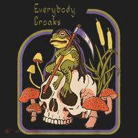 Everybody Croaks Frog Skull Mushroom - Everybody croaks Beanie thumb 2