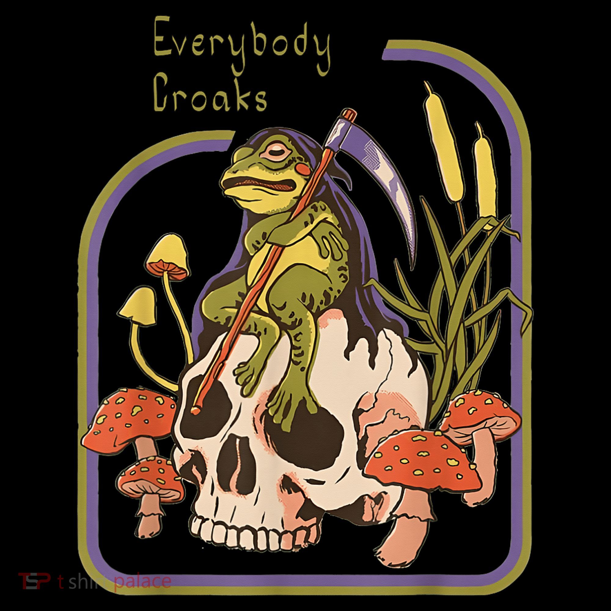 Everybody Croaks Frog Skull Mushroom - Everybody croaks Women's Tank Top
