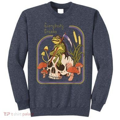 Everybody Croaks Frog Skull Mushroom - Everybody croaks Sweatshirt