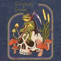 Everybody Croaks Frog Skull Mushroom - Everybody croaks Sweatshirt thumb 3