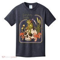 Everybody Croaks Frog Skull Mushroom - Everybody croaks Kids T-Shirt thumb 0