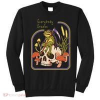 Everybody Croaks Frog Skull Mushroom Everybody croaks Sweatshirt thumb 0