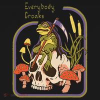 Everybody Croaks Frog Skull Mushroom Everybody croaks Baby Bodysuit thumb 2
