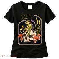 Everybody Croaks Frog Skull Mushroom Everybody croaks Women's T-Shirt thumb 0