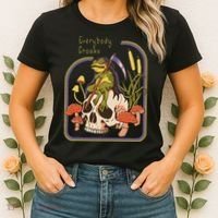 Everybody Croaks Frog Skull Mushroom Everybody croaks Women's T-Shirt thumb 2