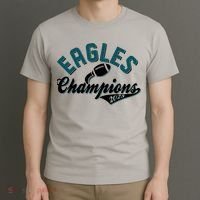 Eagles Champions Football Sports Fan T-Shirt thumb 3