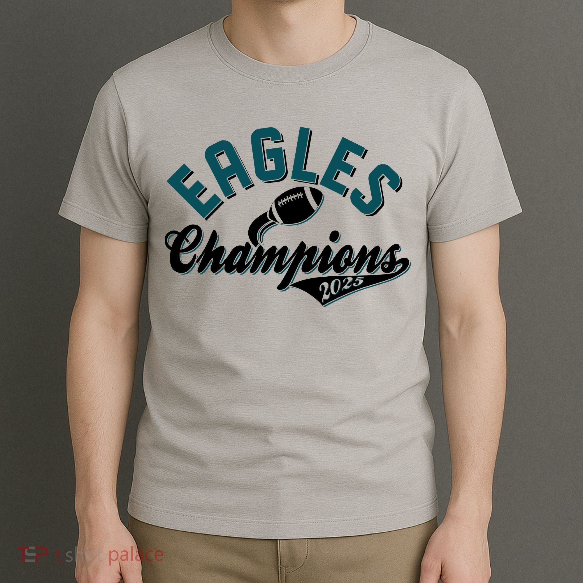 Eagles Champions Football Sports Fan T-Shirt