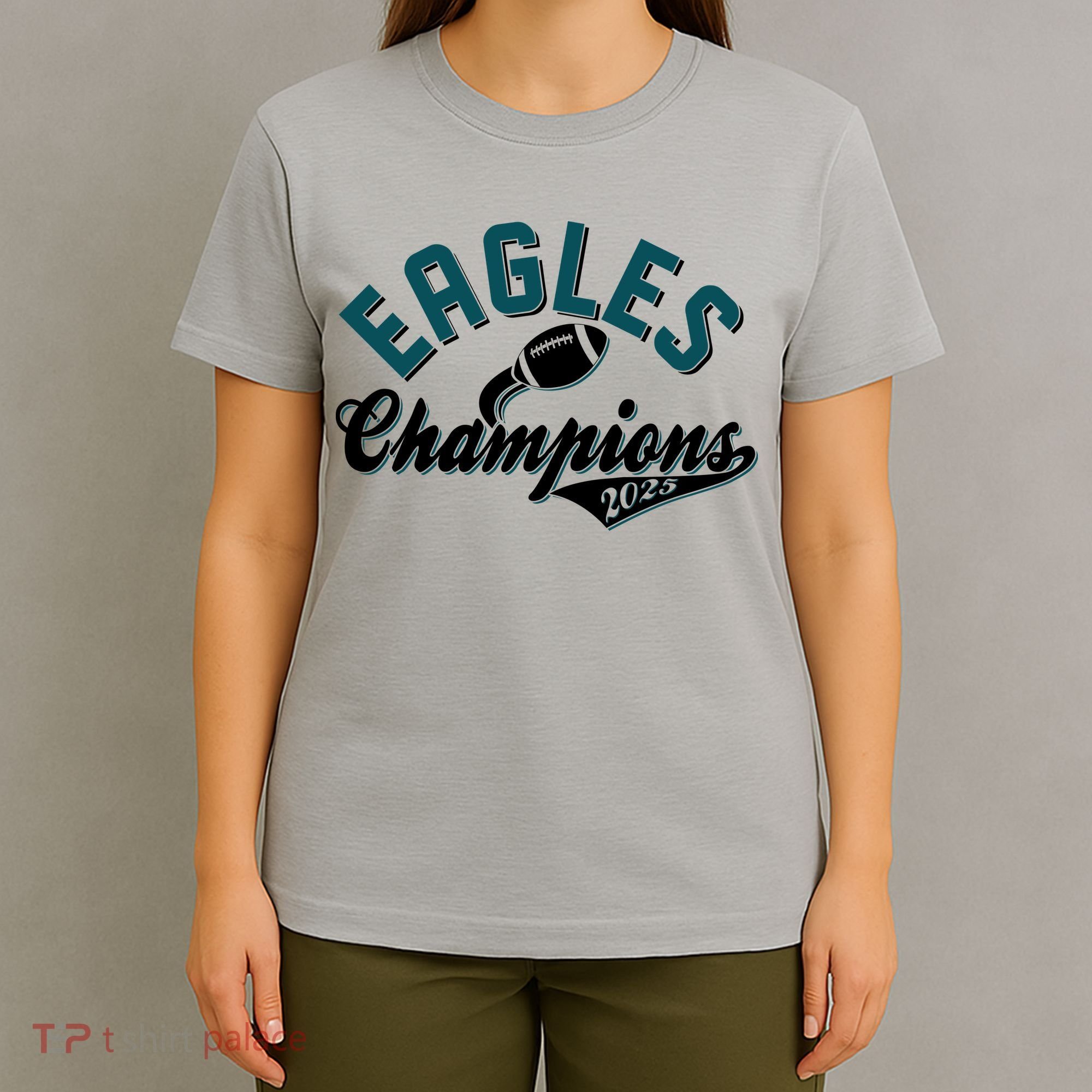 Eagles Champions Football Sports Fan T-Shirt