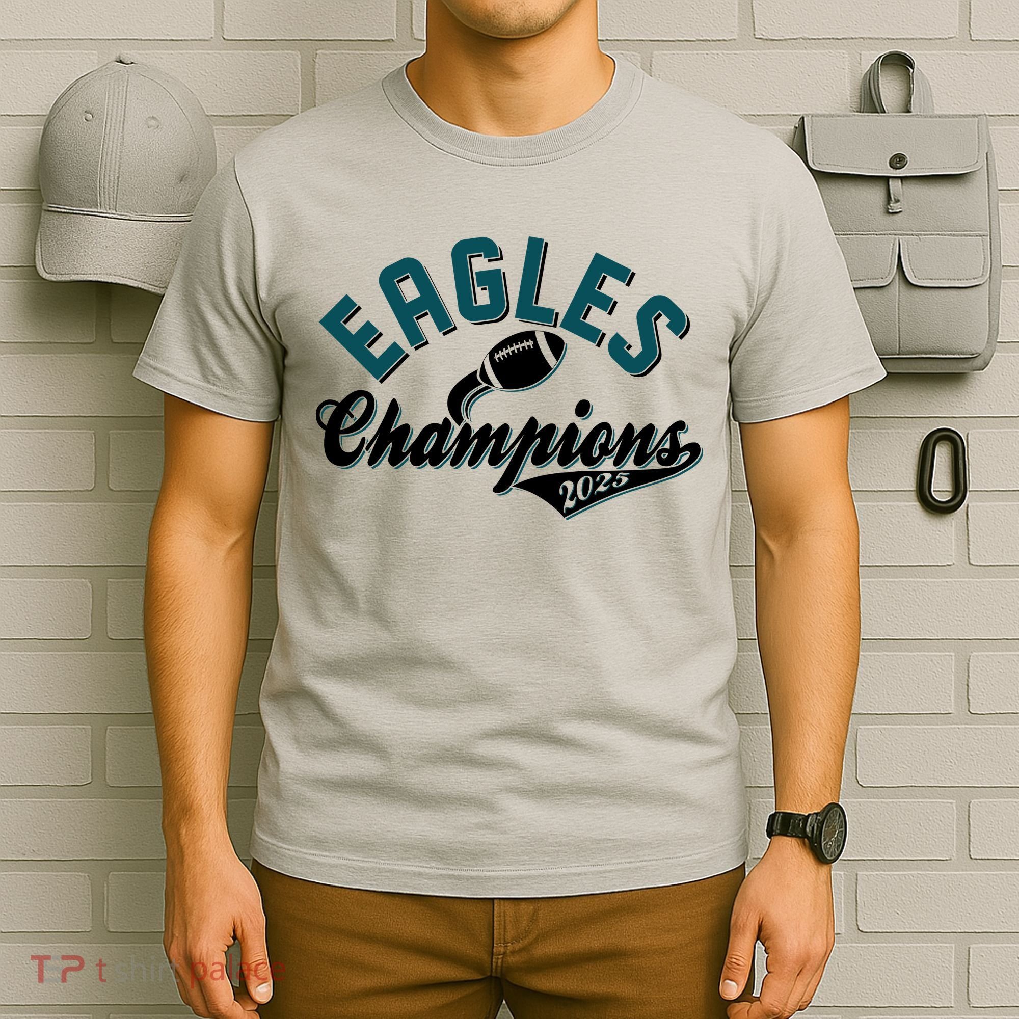 Eagles Champions Football Sports Fan T-Shirt