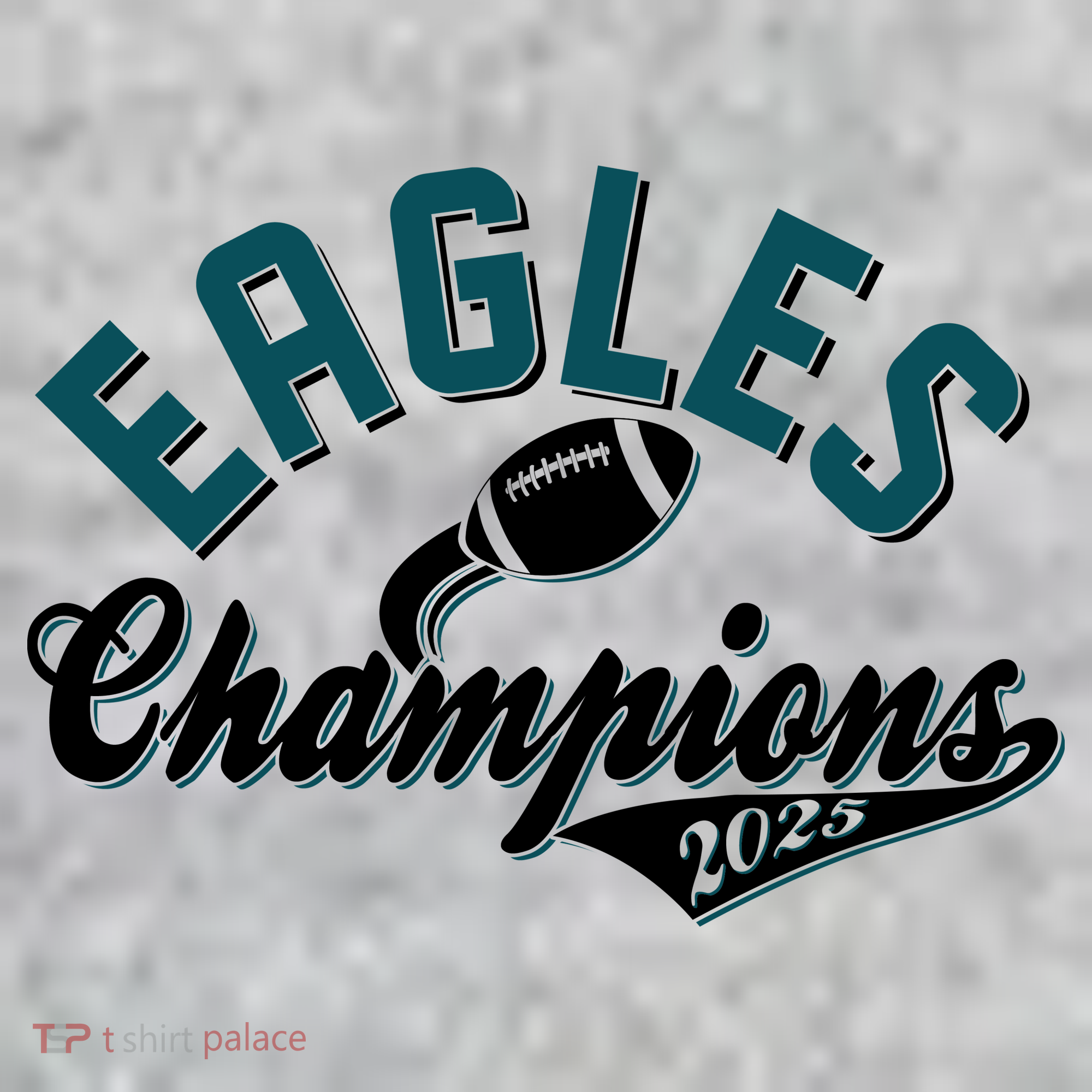 Eagles Champions Football Sports Fan T-Shirt