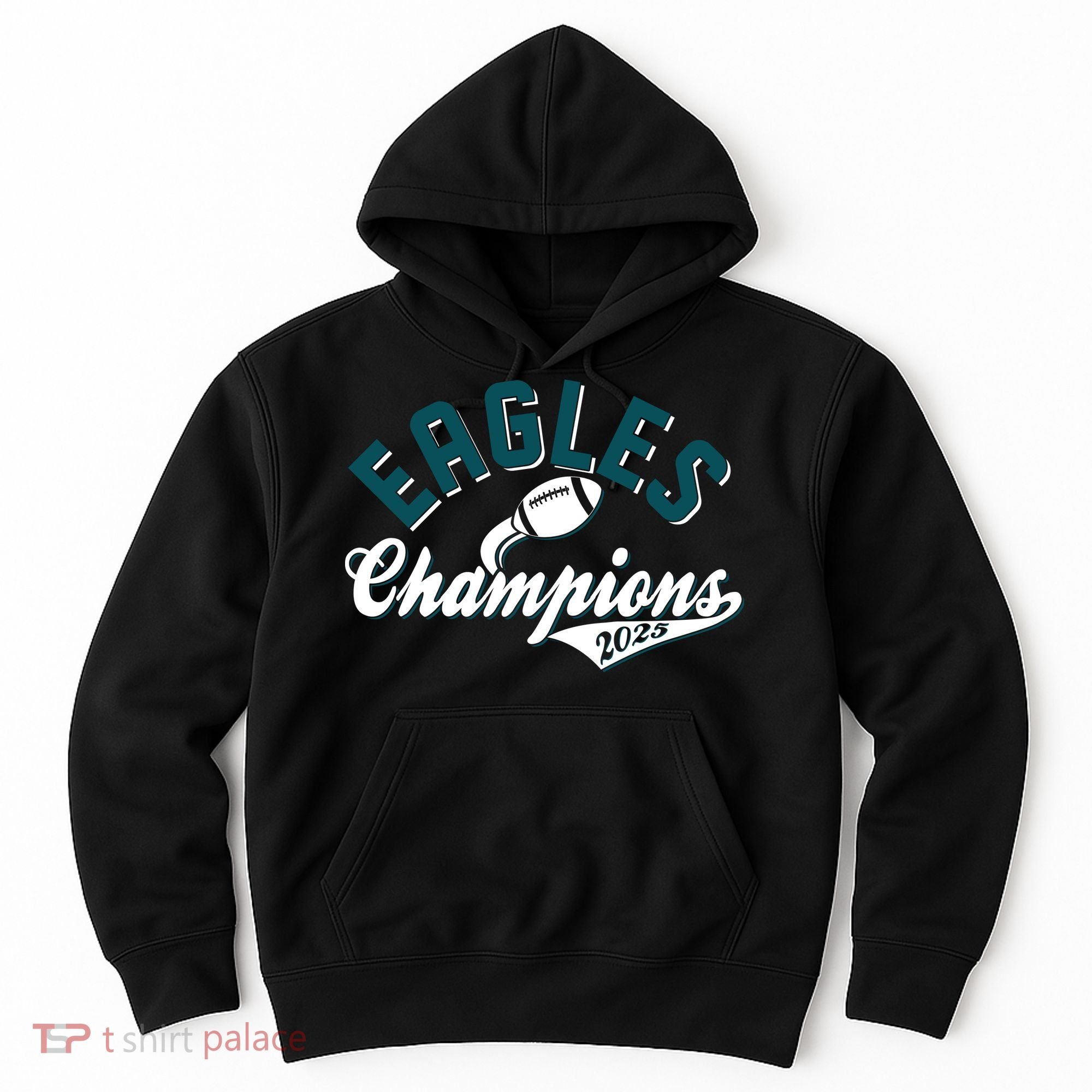 Eagles Champions Football Sports Fan Hoodie
