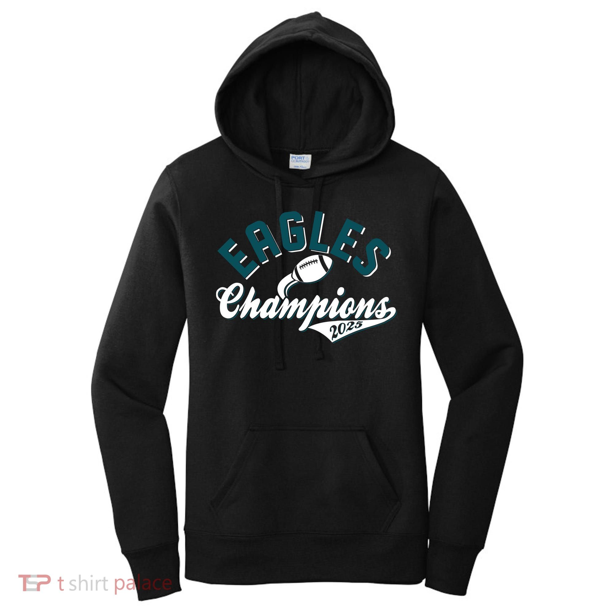 Eagles Champions Football Sports Fan Women's Hoodie